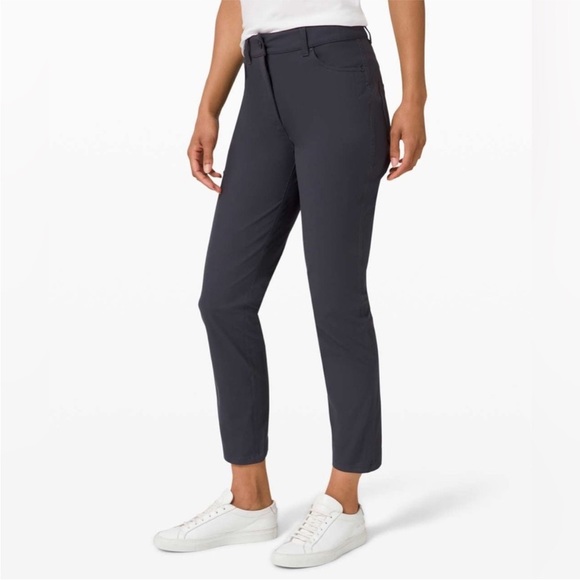 LULULEMON | City Sleek 5-Pocket 7/8 Pants Black Size 4 - Picture 1 of 11